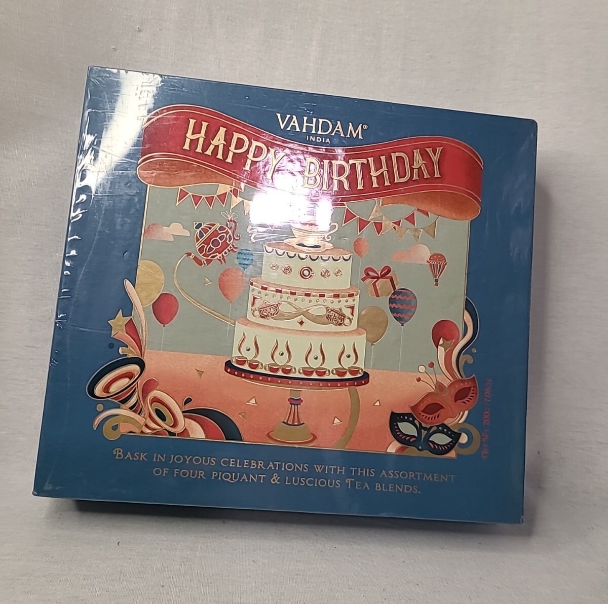VAHDAM, Happy Birthday, Tea Gift Set, 4 Teas Free Shipping