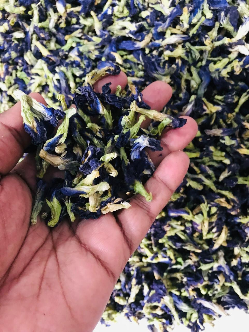 Ceylon Blue Butterfly Pea Flower Dried Tea Clitoria Ternatea Premium Herbal Tea