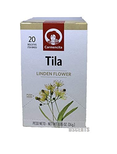 Spanish Linden Flower Tea (Tila / Tilo) by Carmencita 20 Tea Bags PACK OF 3