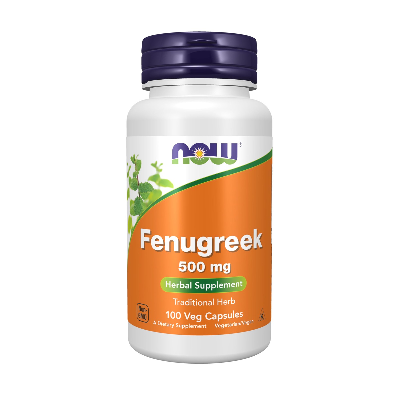 Now Foods Fenugreek Herbal Supplement 100 Count Natural Tea Ingredient 1 Pack