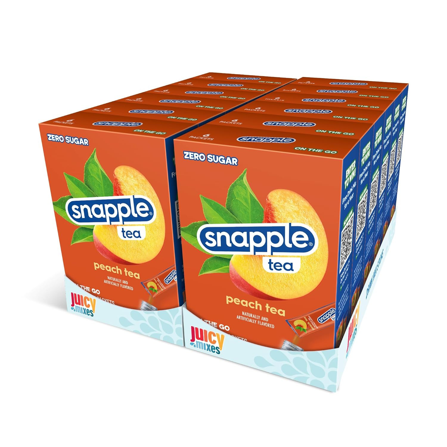 Snapple Tea – Sugar Free & Delicious, Made with Natural Flavors (Peach, 72 St…