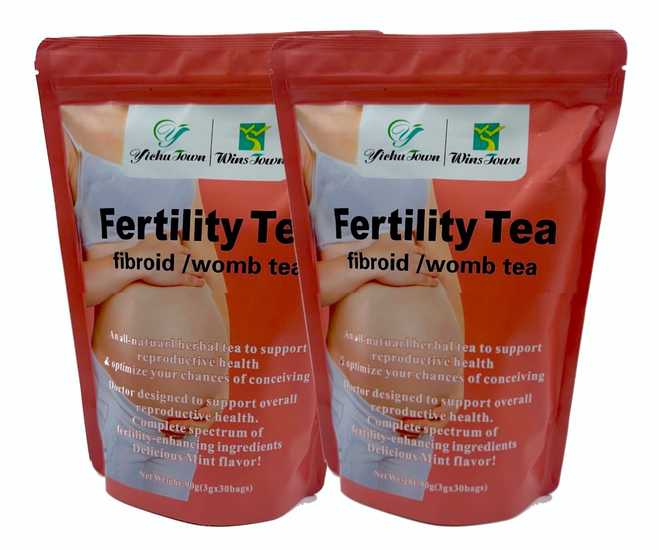 2 Female Fertility Fibroid Womb Herbal Tea Bag Womb Detox Women Fertile Tea