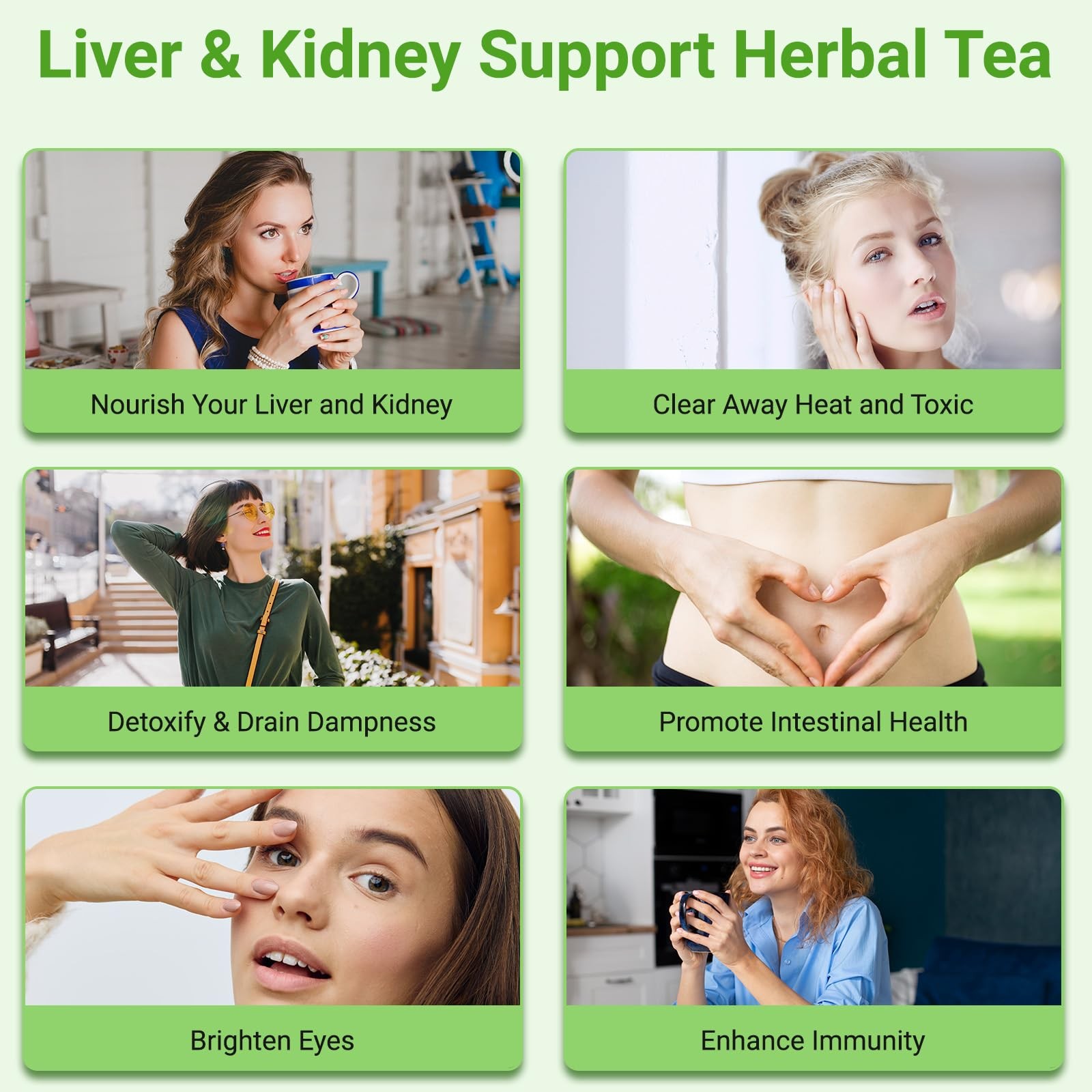 Wolfberry Dandelion Tea Bags – 7 Herb Blend for Kidney & Liver Health (2 Pack)