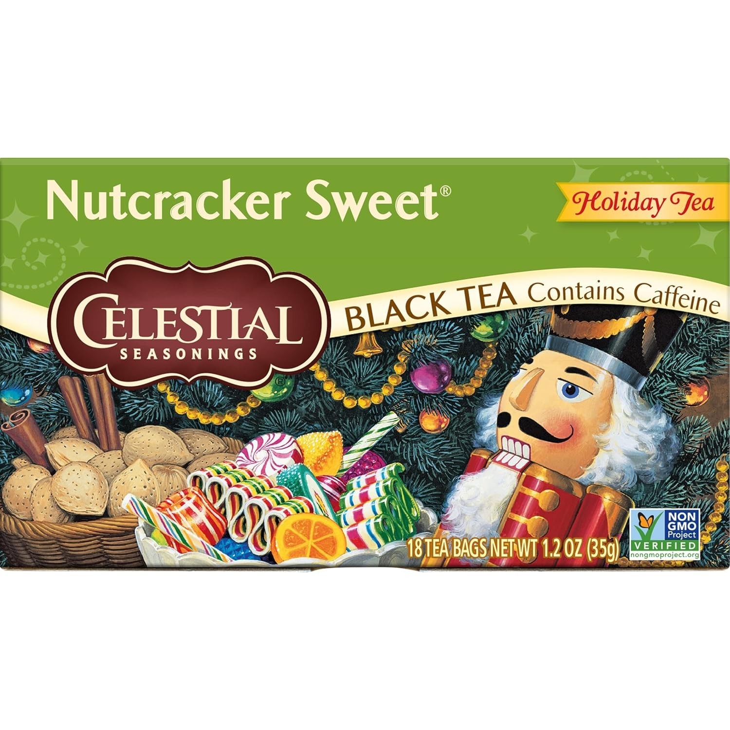 Nutcracker Sweet Black Tea – High Caffeine, Eco-Friendly Choice – 108 Teabags