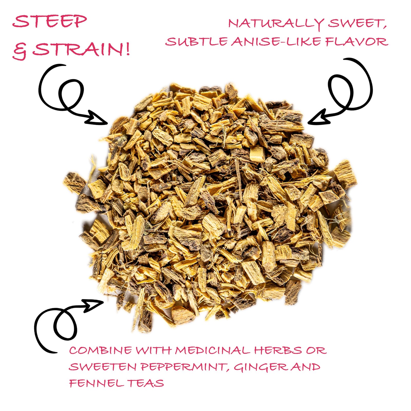 Organic Licorice Root – 8 oz – 100% Glycyrrhiza glabra –Palo Dulce, Regaliz –…