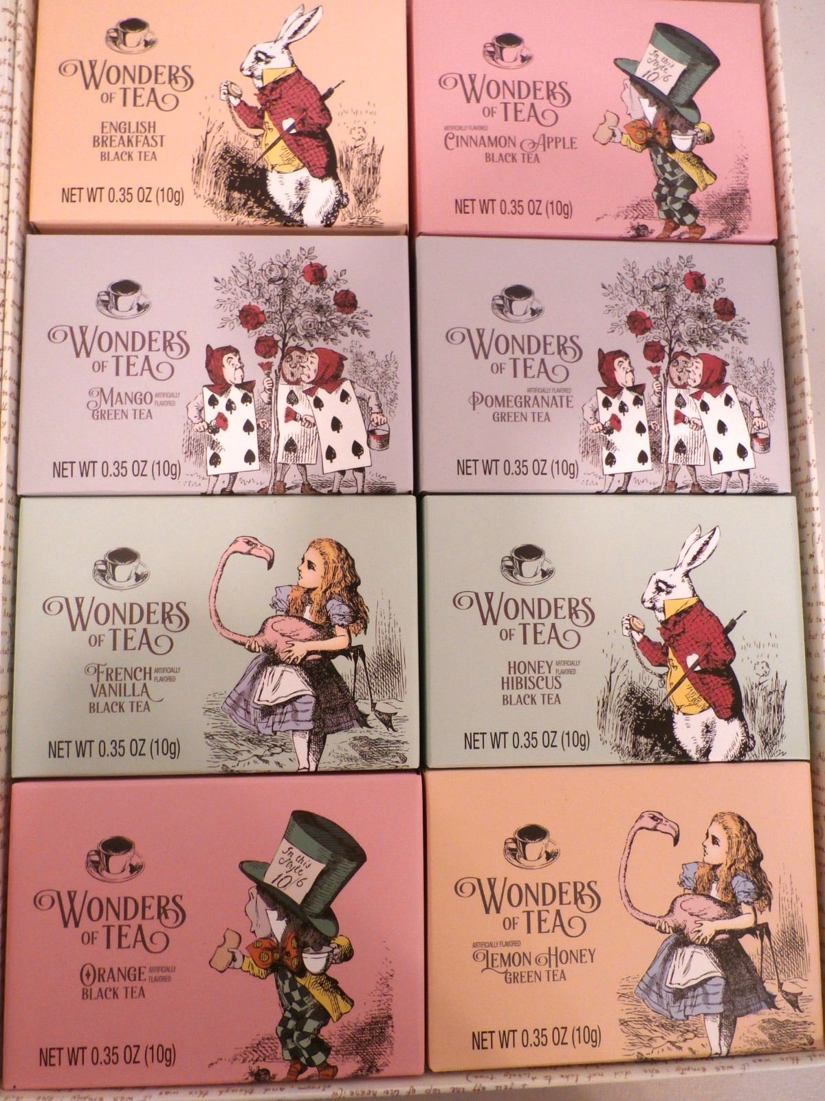 Wonders of Tea Alice In Wonderland 8 Asst Teas 2024 /Whittard Tea Canister