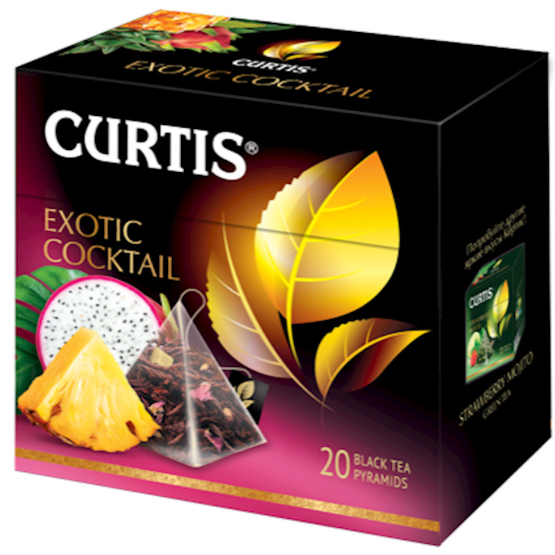 CURTIS Black Tea EXOTIC COCTAIL PINEAPPLE RF NO GMO Made in Russia US Seller