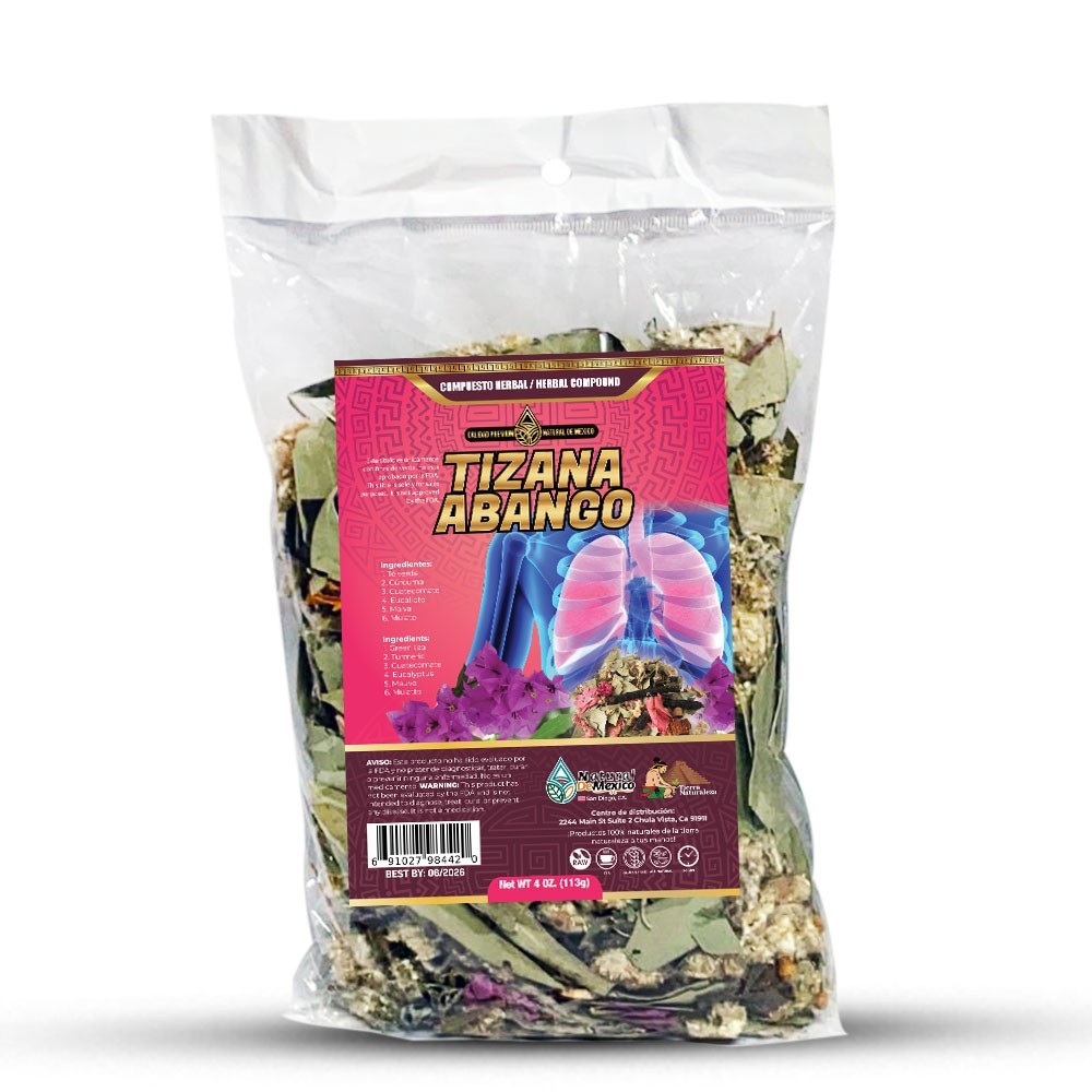 Tizana Abango, Compuesto Te Herbal 4 oz. Abango Tea 4 Oz. Natural de Mexico