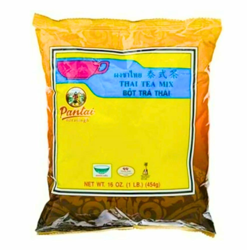 Original Thai Tea Mix Brand Pantai Thai Tea Leaves 16 oz/454g X 6 /Set