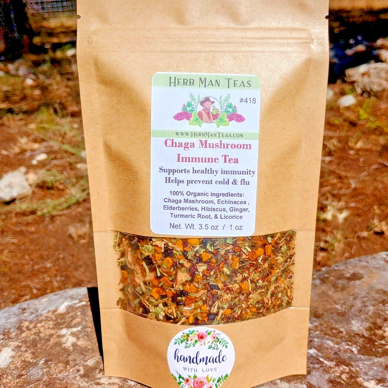 Chaga Mushroom Immune Tea, BOOST YOUR IMMUNITY!