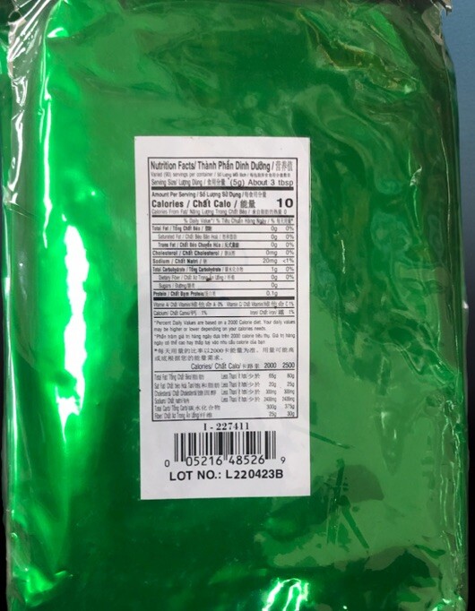 JAMINE TEA TRA LAI PRODUCT FROM VIETNAM NET WT. 16 Oz (454 g)