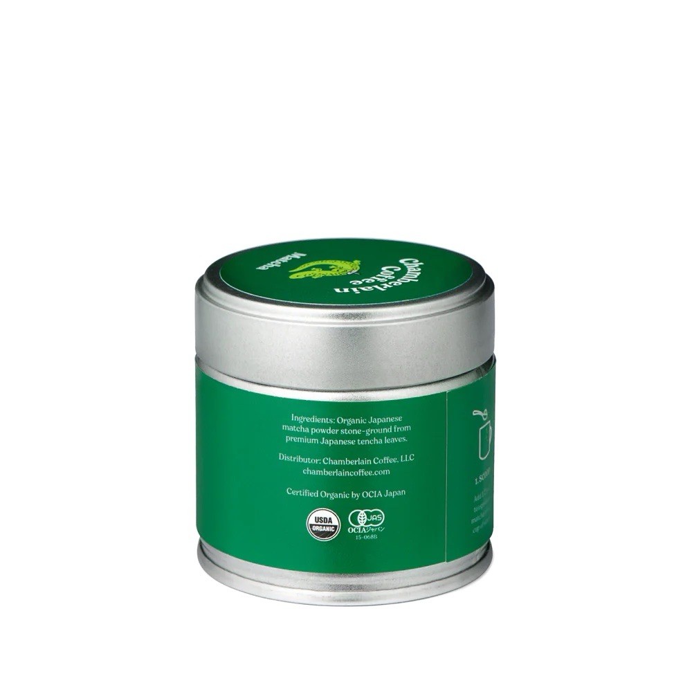 Chamberlain Coffee Organic Matcha Green Tea Powder Vegan, Gluten-Free 1.06oz