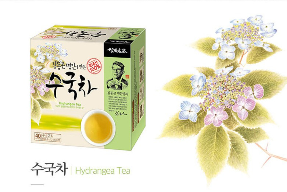 Ssanggye Master Kim Dong-gon Hydrangea Sweet Dew Tea 40 Bags 1.7oz Sugar Free
