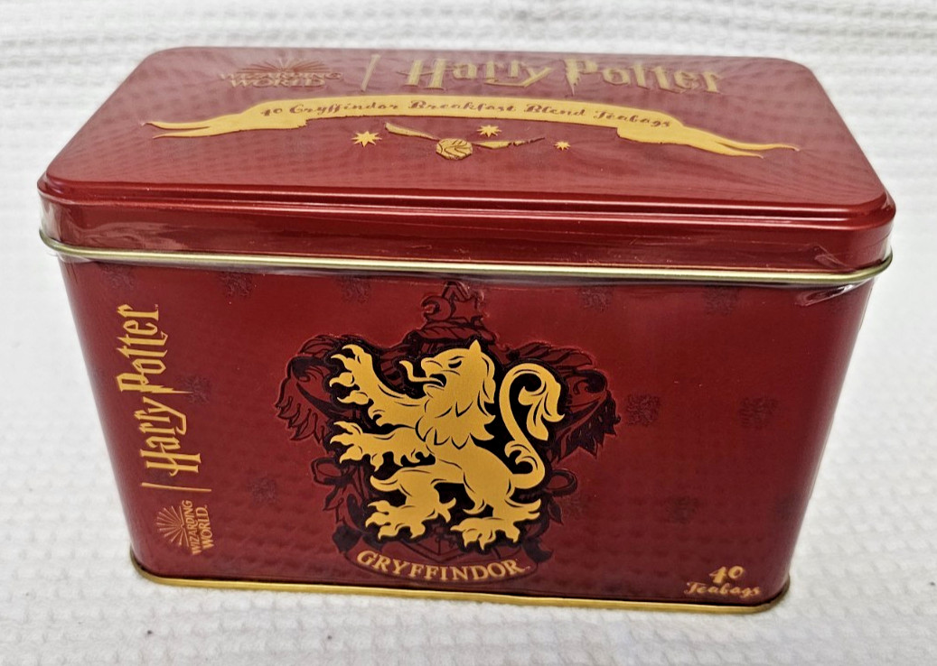 Harry Potter Tins of 40 Breakfast Blend Teabags Each-Full SET NEW Sealed