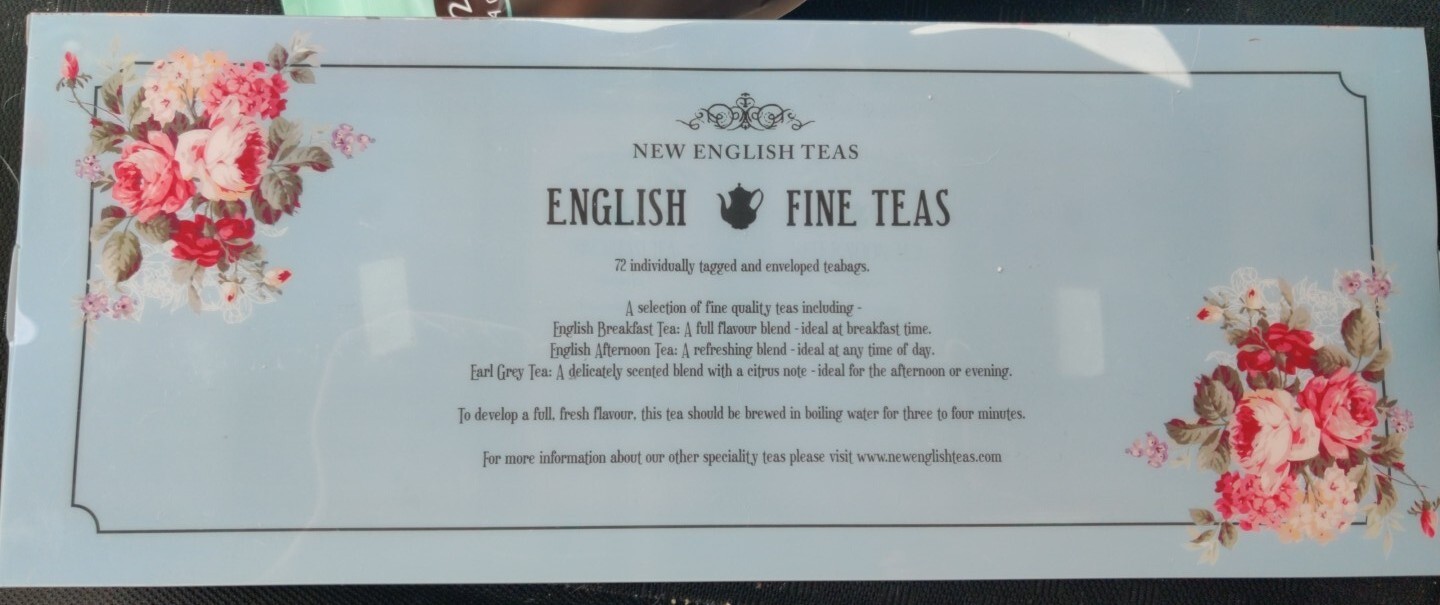 ⭐NEW⭐ English Fine Teas Gift Set, 6 Canisters, 72 Teabags, Sealed,Exp 07/2026
