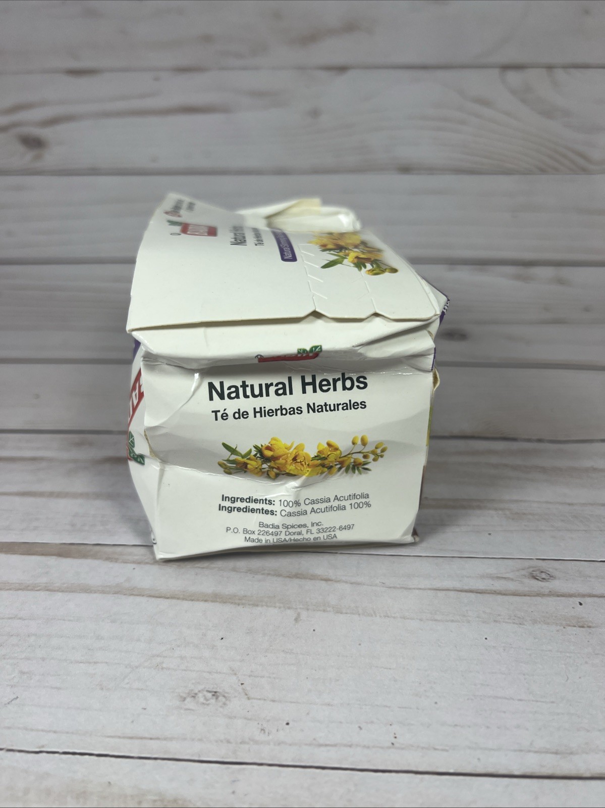 Badia Natural Slimming Tea Herbs 25 Bag (4Pack) 6/2027 (100 Total Bags)