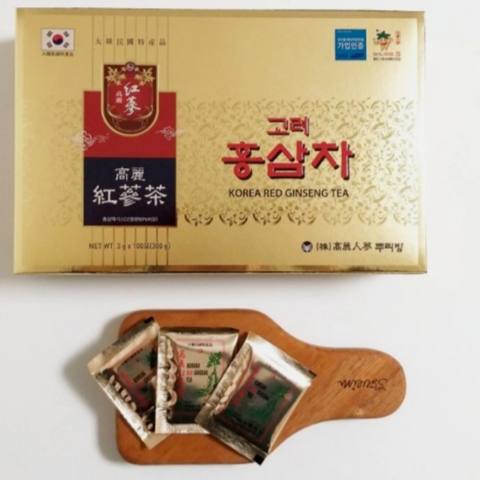 1+1 Korean Red Ginseng Tea 3g x 100bags+Korean Ginseng Tea 3g x 100bag