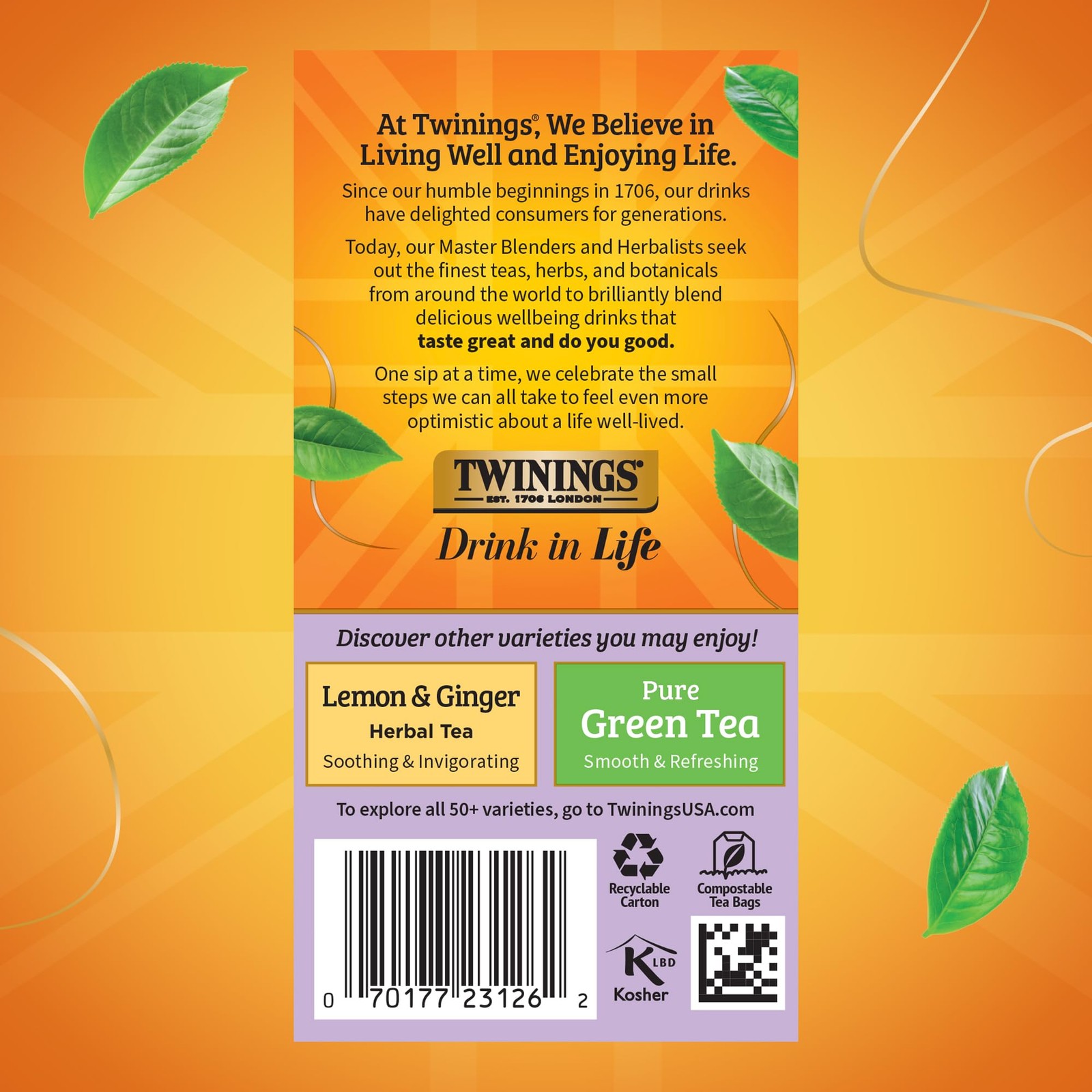 Twinings Wild Berries Herbal Tea 20 Count Caffeine Free Bedtime Tea Blend
