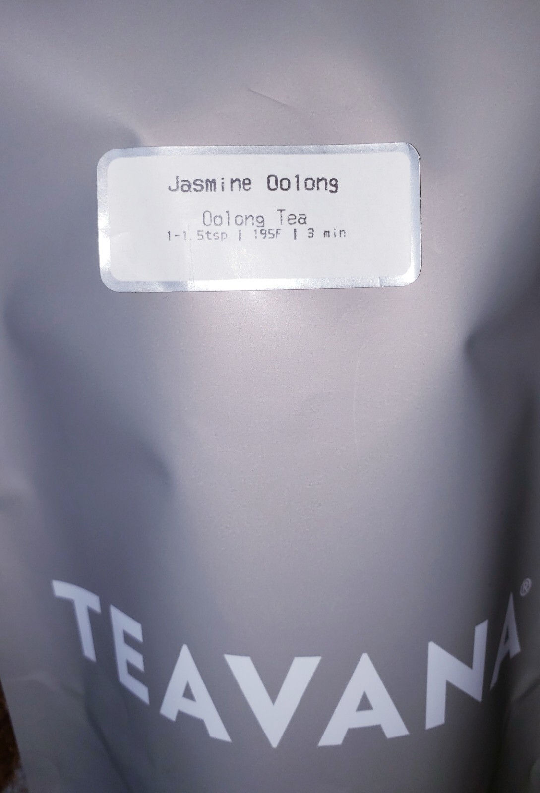💘🌈💘 RARE! NEW! 2 OZ TEAVANA JASMINE OOLONG TEA SEALED BAG 💘🌈💘