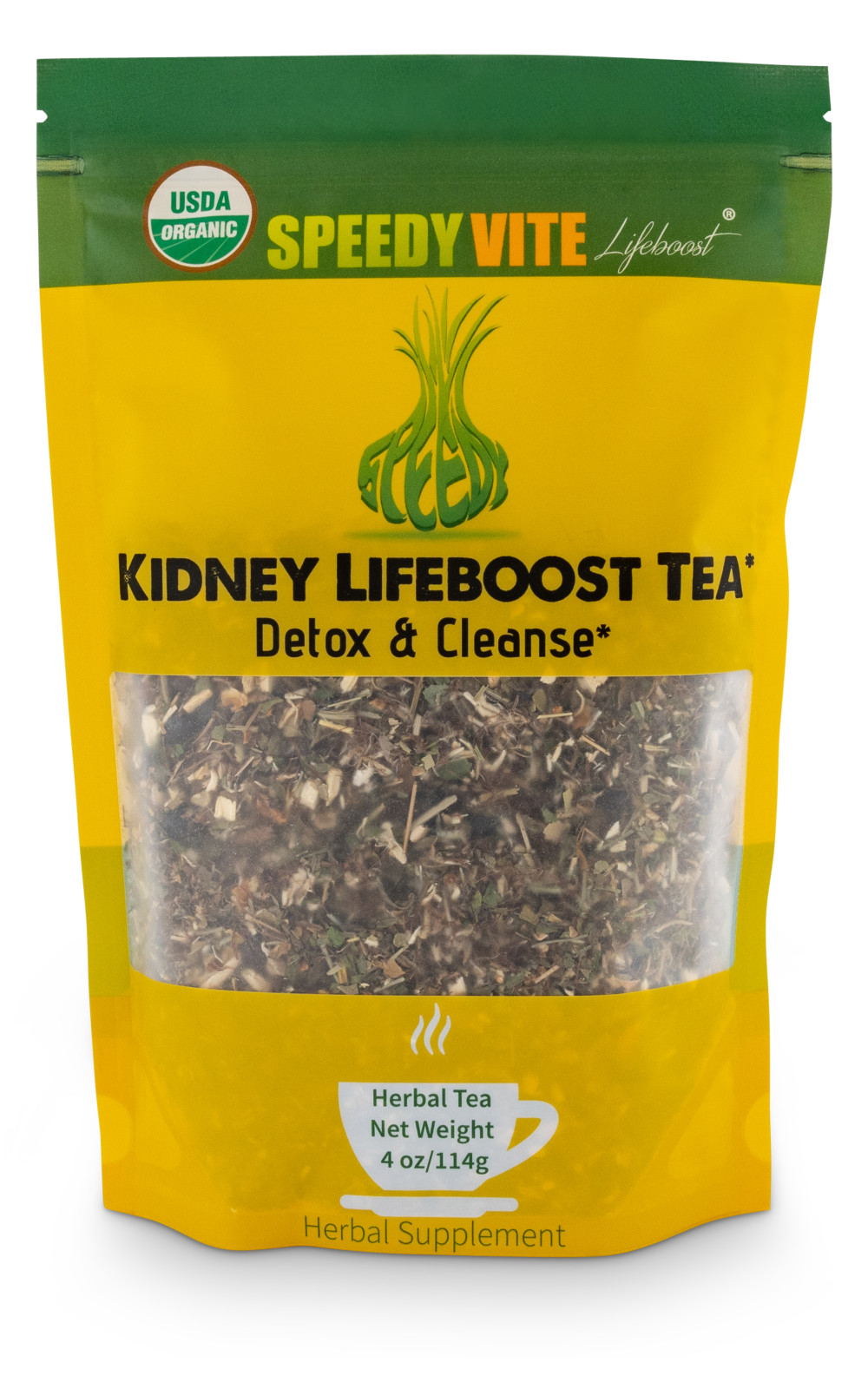 SpeedyVite® Kidney LifeBoost® Tea USDA Organic (2oz/4oz/8oz/28teabags) Detox USA