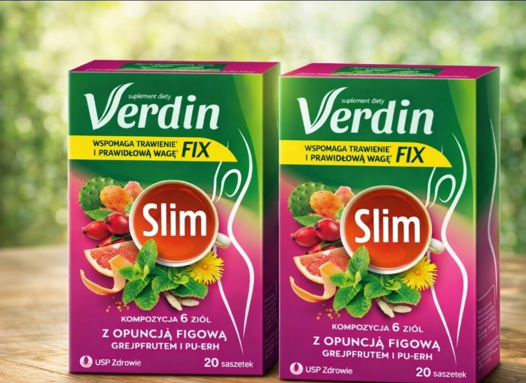 🎁🌿Verdin Slim Tea 2 Boxes (20 Bags Each) Diet Support, Appetite Control, Detox