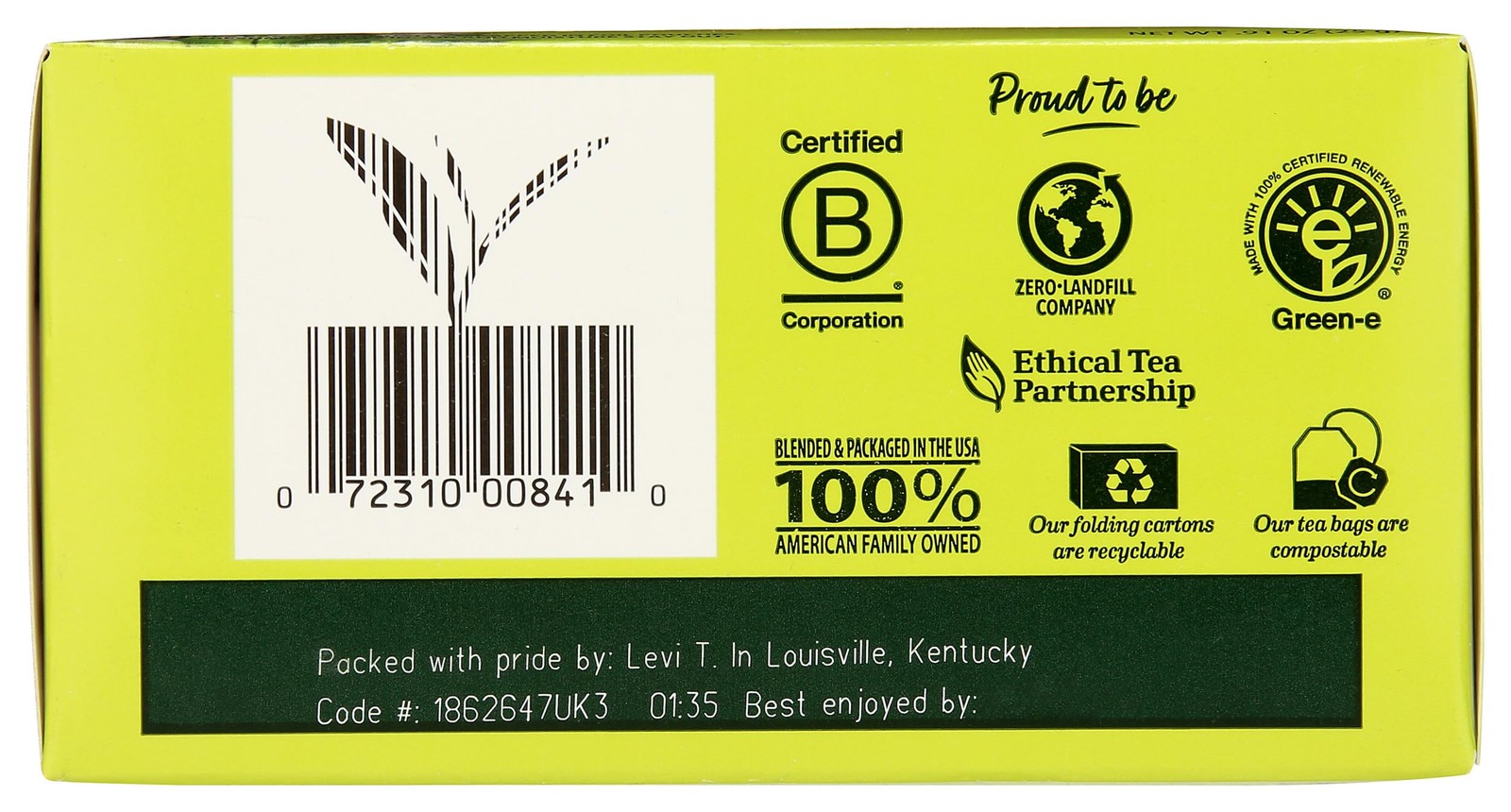Bigelow Tea Jasmine Green 20 Count (Pack of 1) 20
