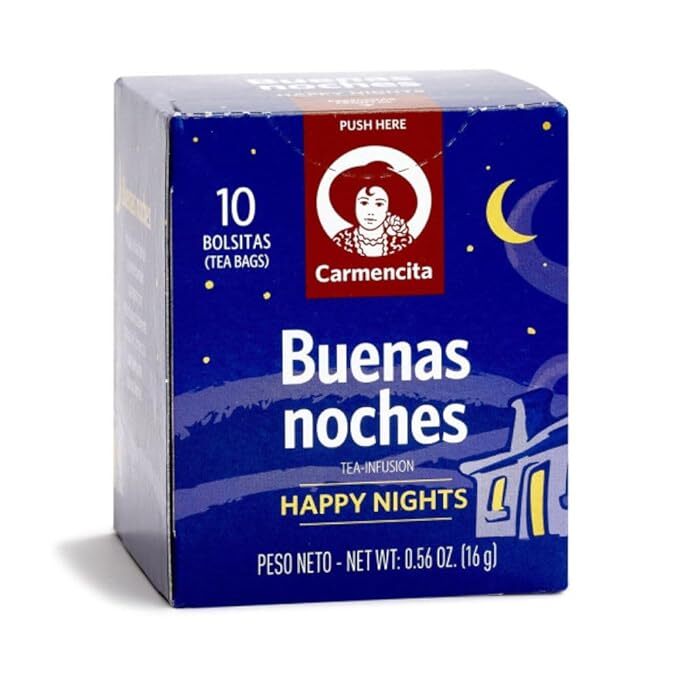 2 Carmencita Happy Nights Tea. Buenas Noches (10 bags/each box ) 16g (0.56oz).