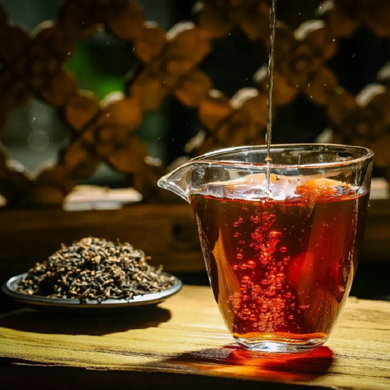 2019 Selected Fine Royal Ripe Pu-erh Cha 357g Cake Zhongcha Pu’er Puer Tea Box