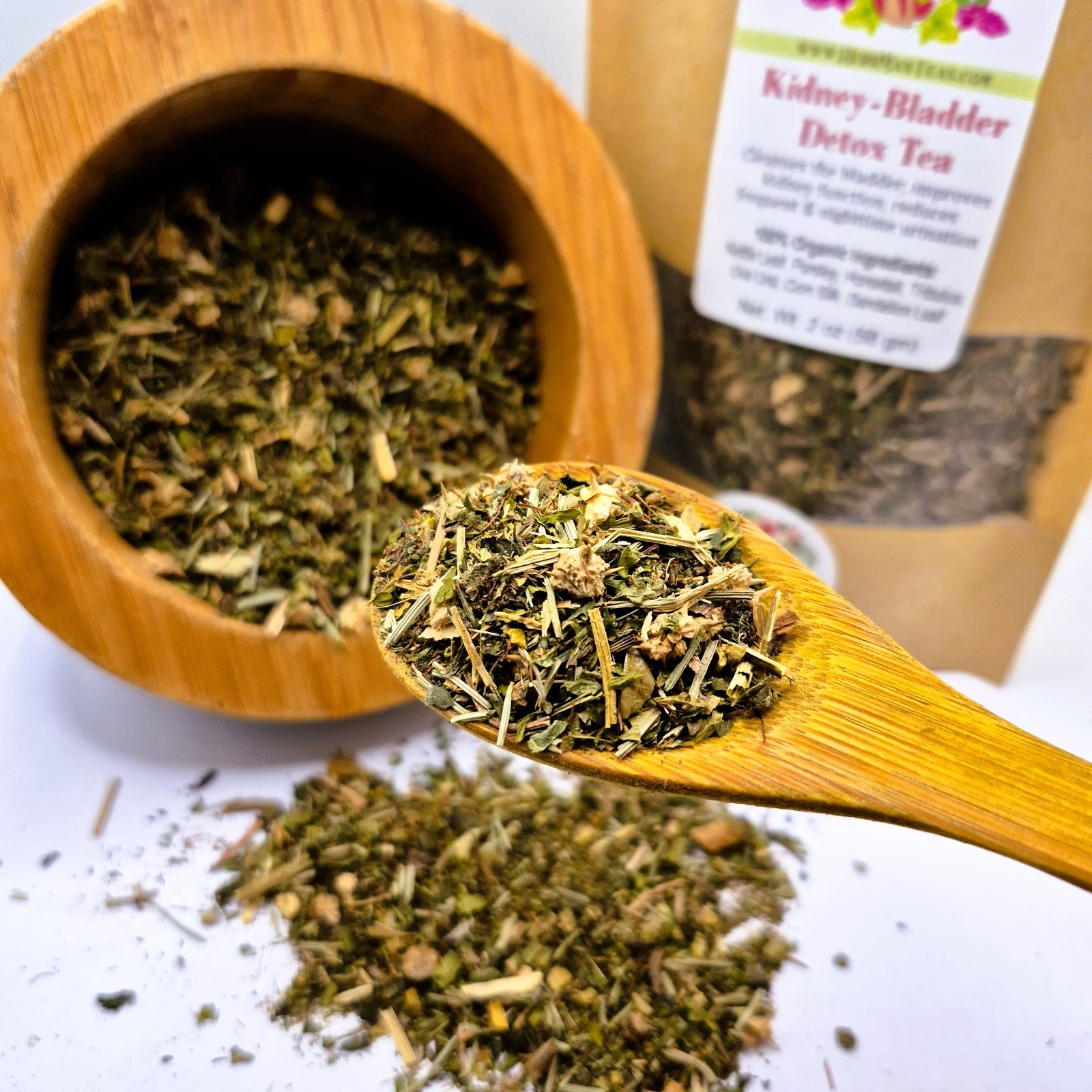 KIDNEY BLADDER DETOX TEA – reduces nighttime urination by master herbalist 2oz
