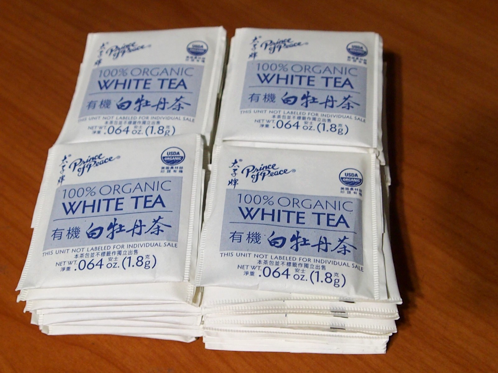 Prince of Peace Organic Tea 16 Ct White Tea