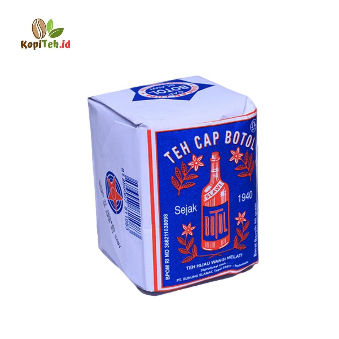 2 x 80gr TEH CAP BOTOL BIRU JASMINE GREEN TEA POWDER FROM INDONESIA