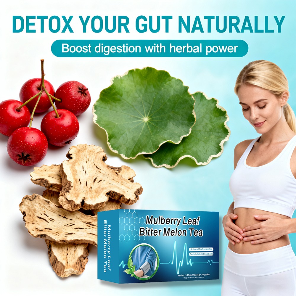 Mulberry Leaf Bitter Melon Tea Helps Maintain Blood Sugar Levels 150g Boxed