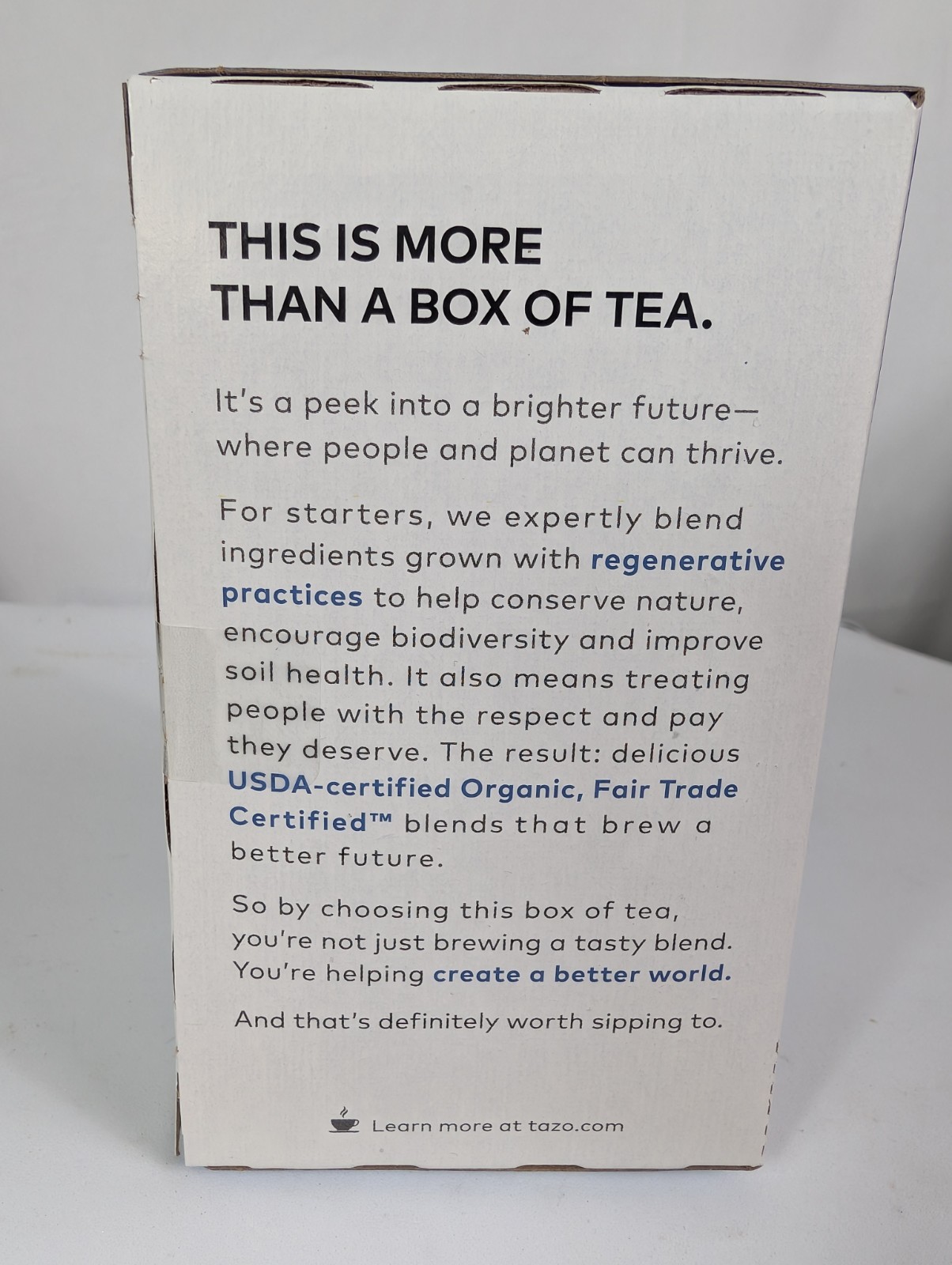 Lot Of 2 Tazo Regenerative Organic Dream Herbal Tea 16 Tea Bag Sleep New