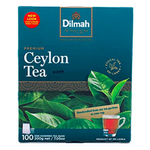 Authentic Dilmah Premium Ceylon Black Tea – 100 Tea Bags | Direct from Sri Lanka