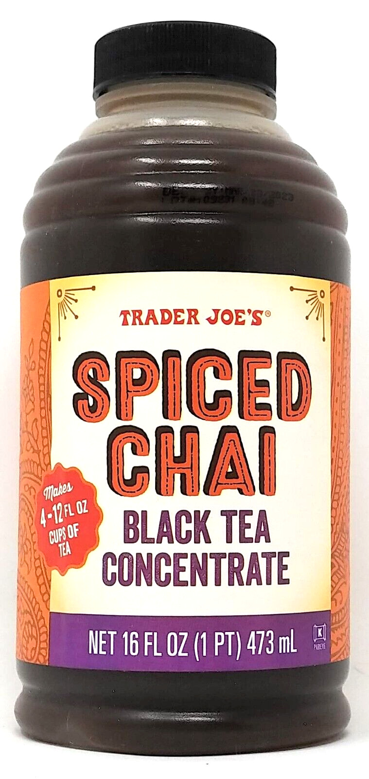 2 Packs Trader Joe’s Spiced Chai Black Tea Concentrate 16 FL OZ Each Pack