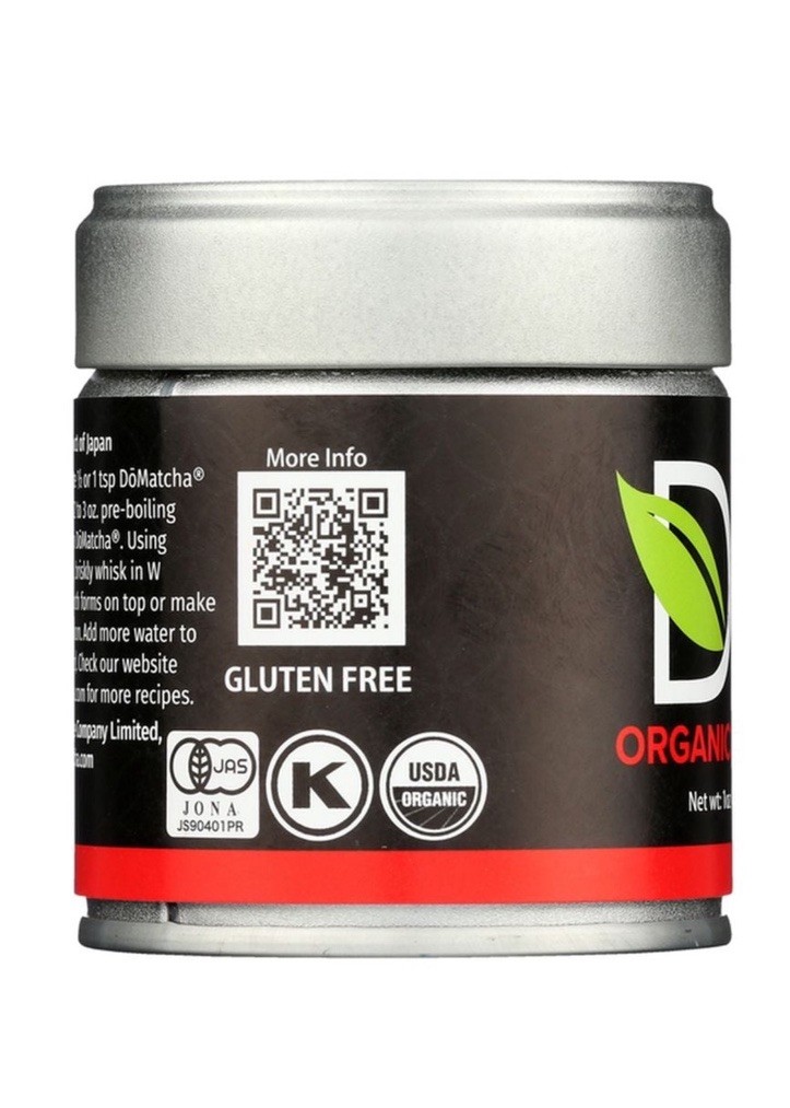 2x DoMatcha Organic Ceremonial Matcha Powder 1oz Tins Premium Japan Green Tea