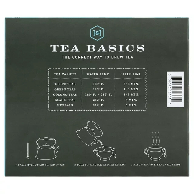 Harney & Sons ORGANIC EARL GREY SUPREME black tea teabags – 50 count