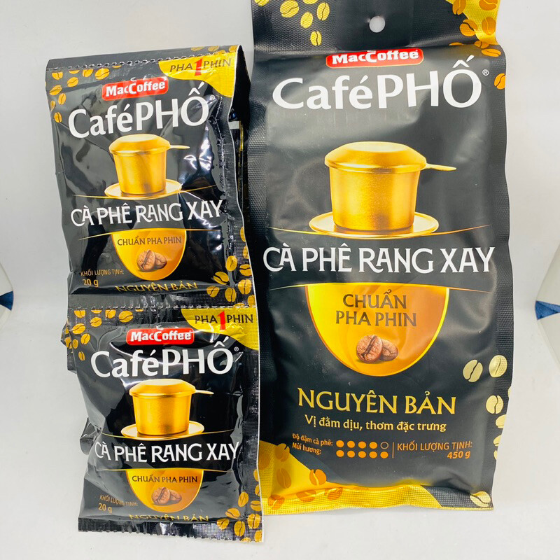 450g MacCoffee Cafe Pho Vietnamese Ground Coffee Filter-Brewing VietsWay Seller