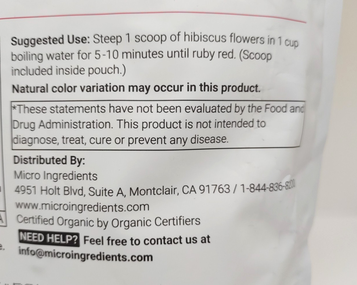 Organic Hibiscus Flowers, 2Lbs (450+Cups) | Flor De Jamaica, Loose Leaf Tea