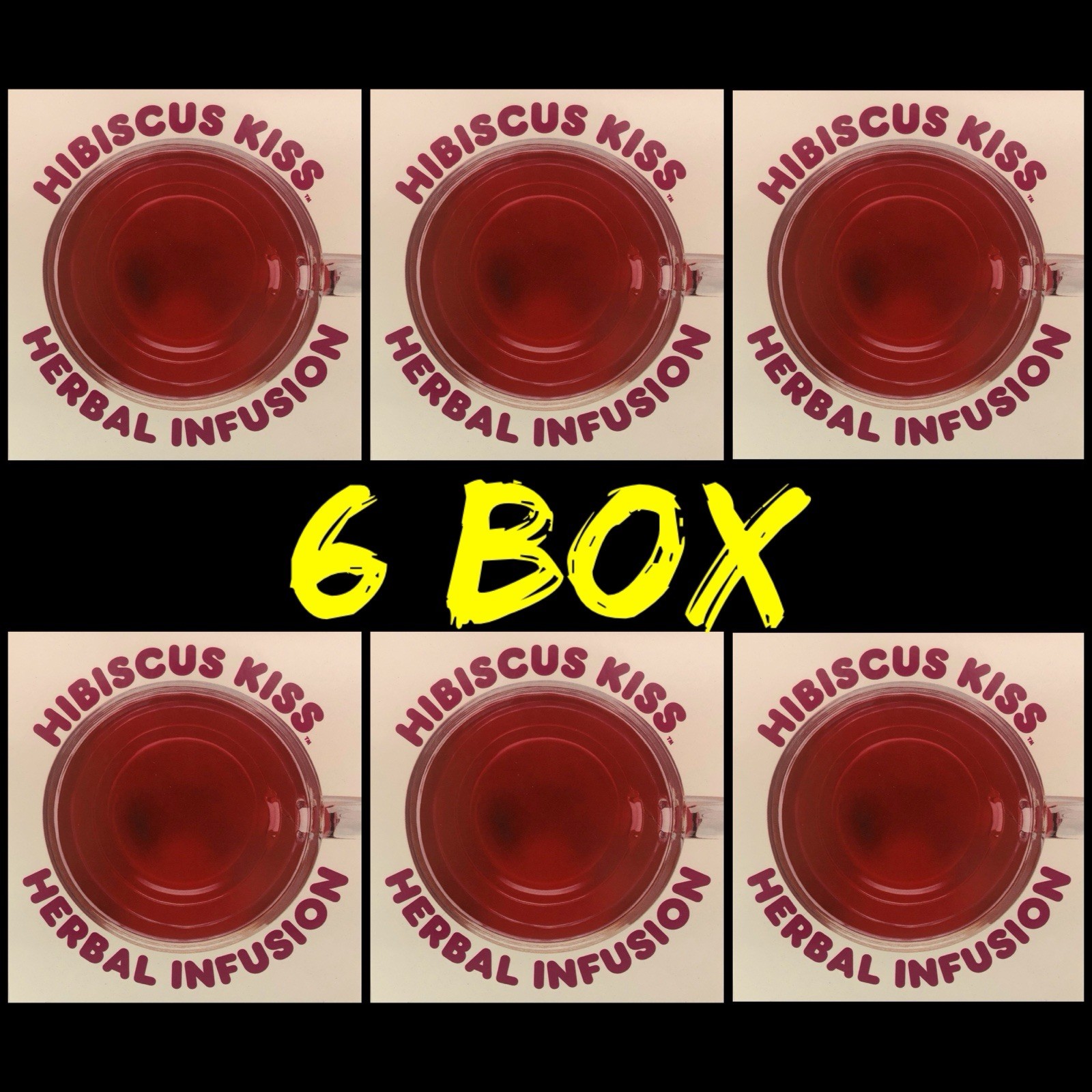 Dunkin’ Hibiscus Kiss Total 90 tea bags Herbal Infusion 6 Individual BOX