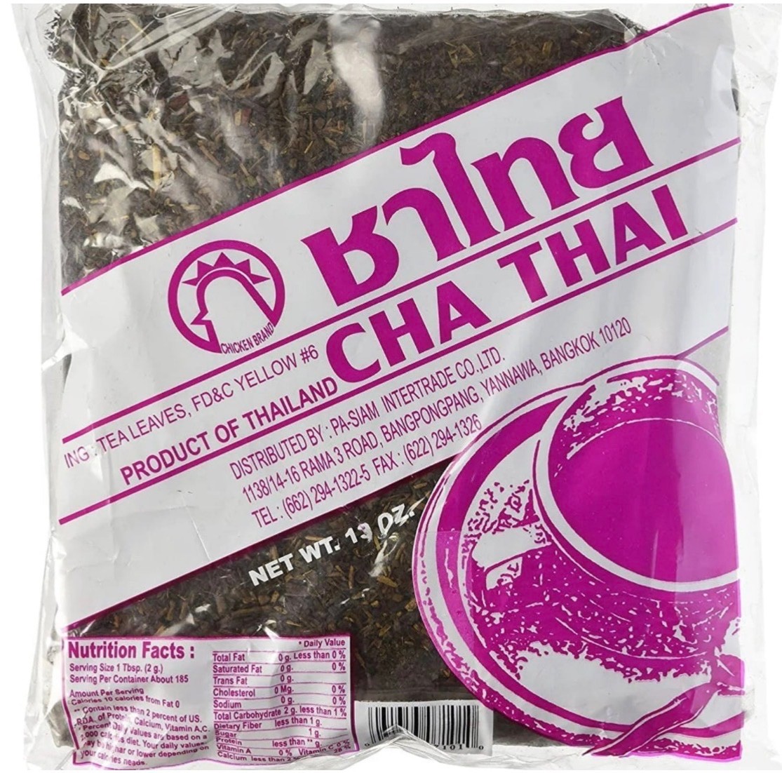 Cha Thai Tea Leaves For Thai Iced Tea 13 oz