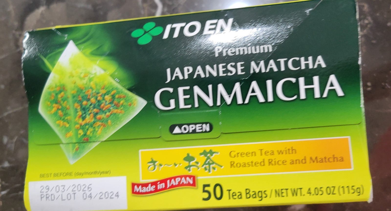 ITO EN Premium Japanese Matcha Genmaicha 50 bags