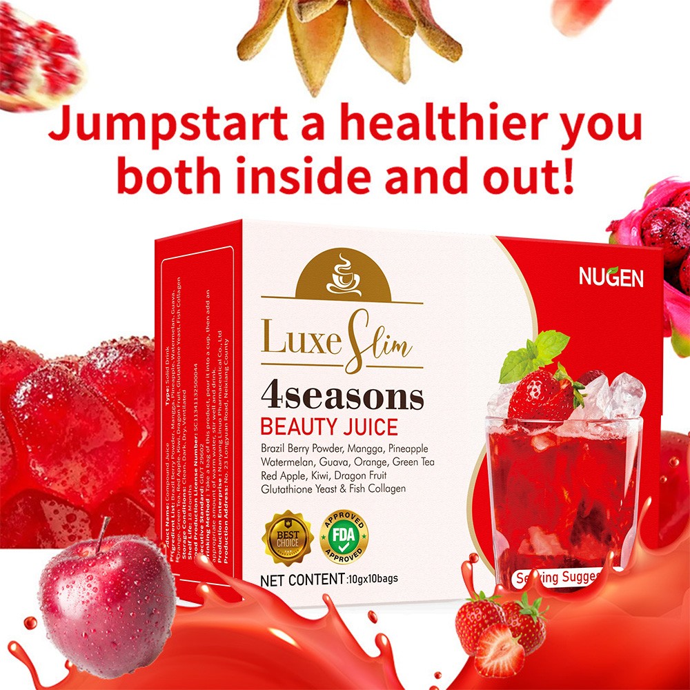 4 Seasons Beauty Juice,Support Weight Management,Promote Digestive Skin Health
