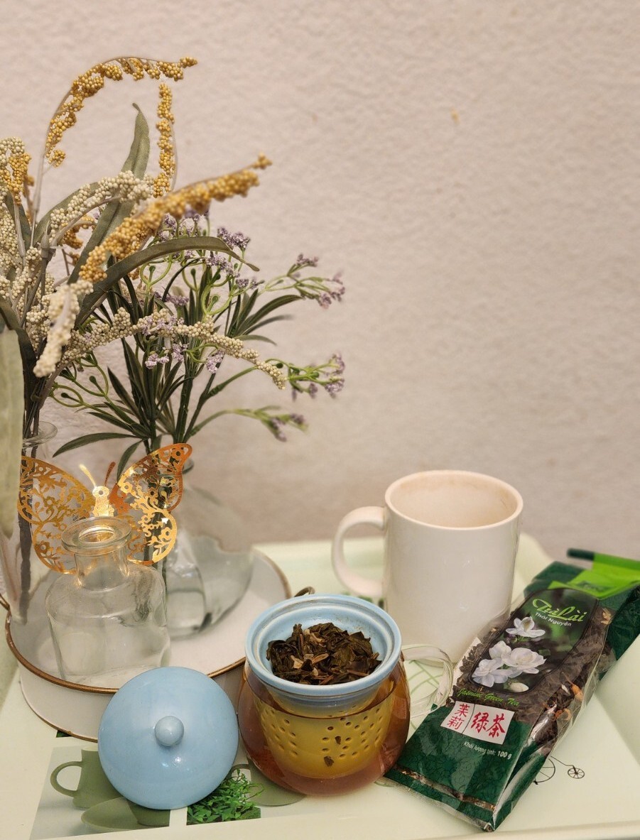 Jasmine green tea Thai Nguyen Viet Nam 2 pack (100gr/pack)