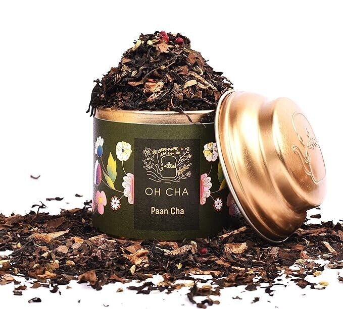OH CHA – Paan Chai Whole Leaf Darjeeling Tea 35g for Metabolism and Digestion.
