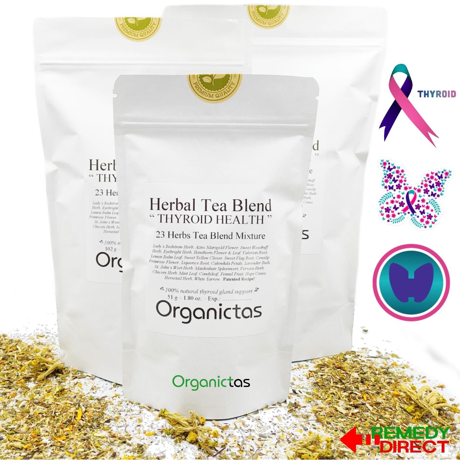 Thyroid Support Herbal Tea / Best Tea for Hormonal Balance, Metabolism & Health