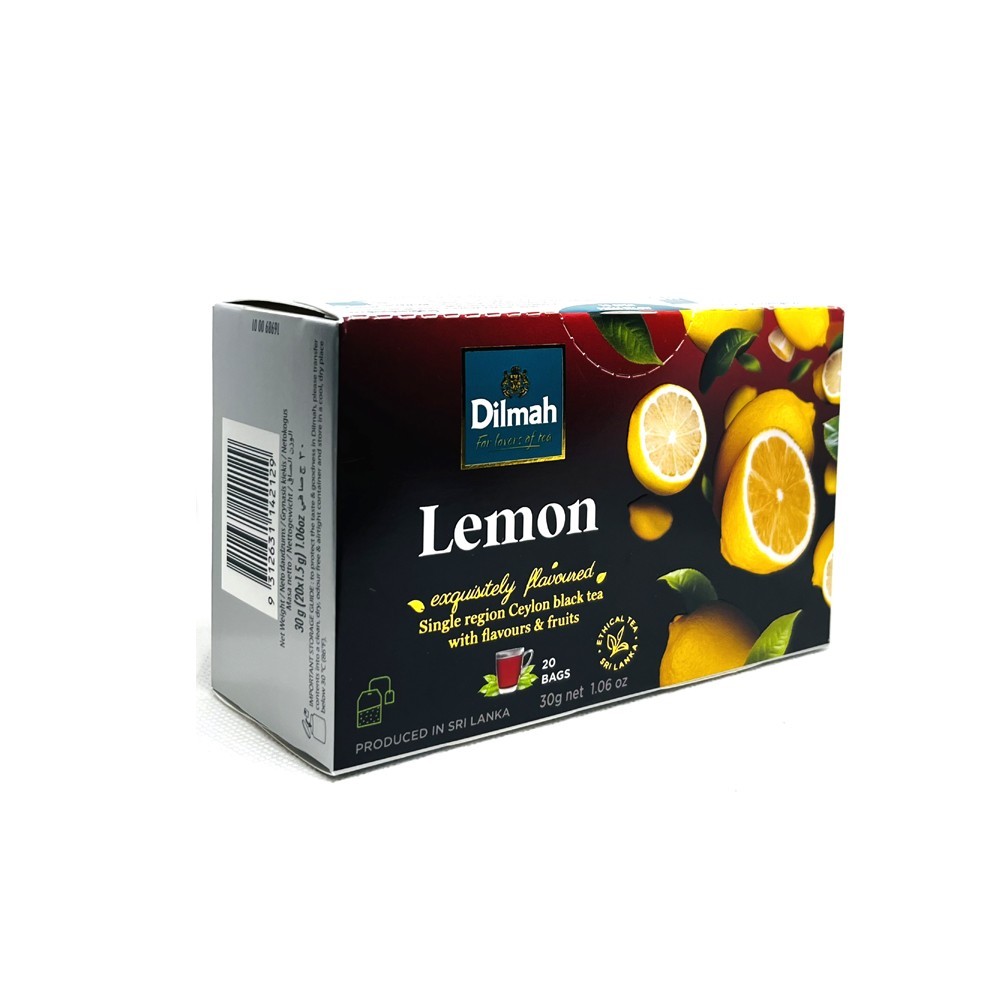 Dilmah – Fun Flavored Tea – Lemon – Ceylon Tea – 20 Tea Bags