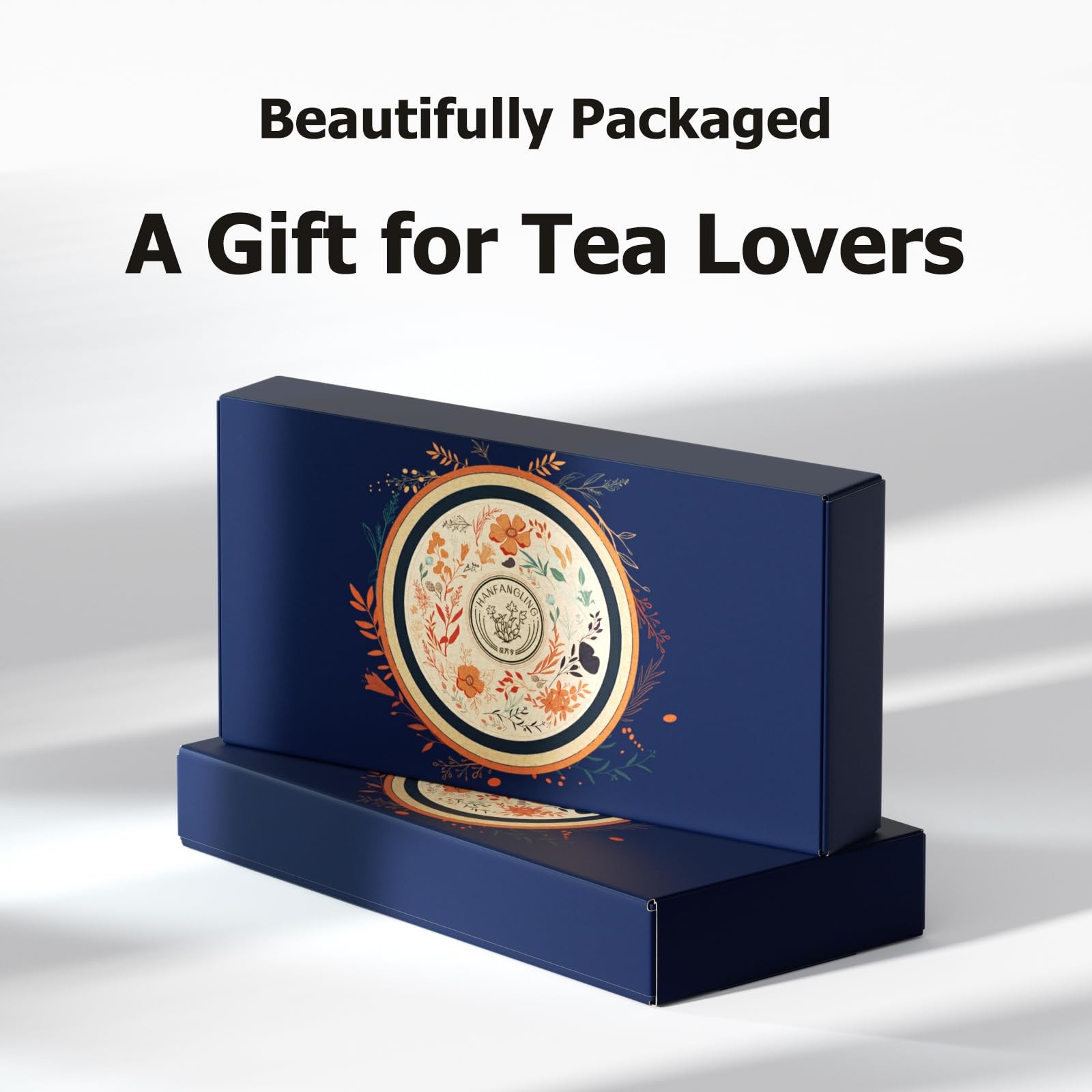 Tea Gift Box, White Peach Oolong Tea, Jasmine Green Tea, Strawberry Black Tea…