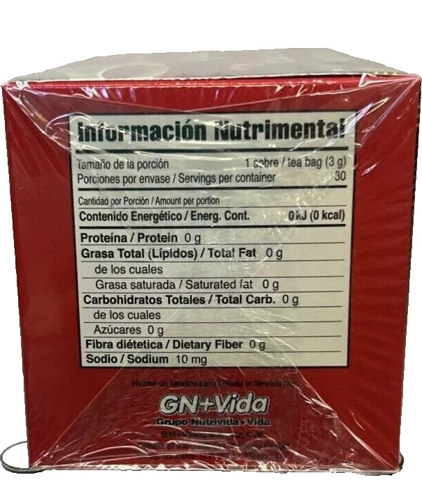 Tea Red Fruits Strawberry & Raspberry Flavor 30 Teabags – Te Fruto Rojo