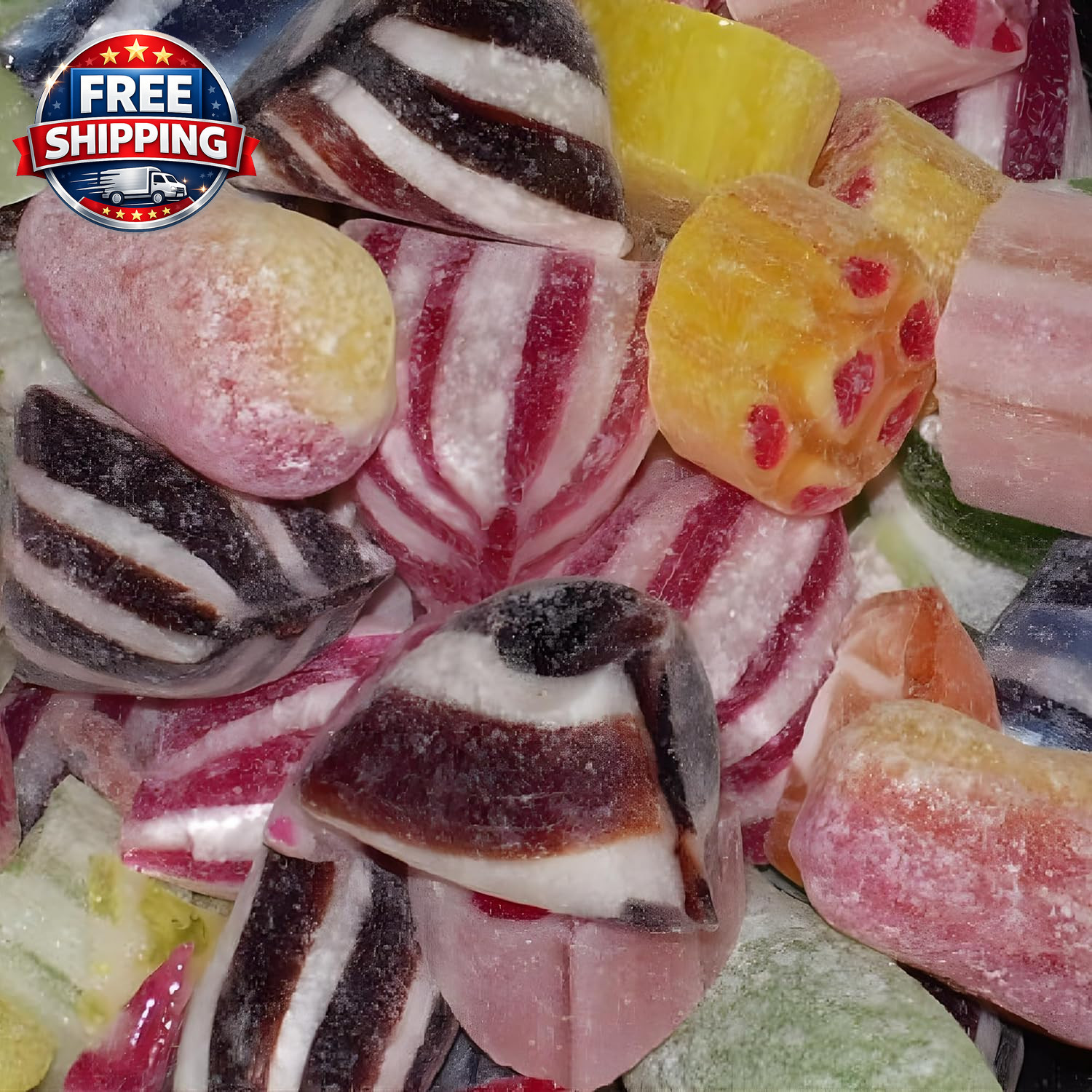 Yorkshire Mixture 250G (8.8 Oz) Bag – Authentic Mixture of Fruit and Mint Flavor